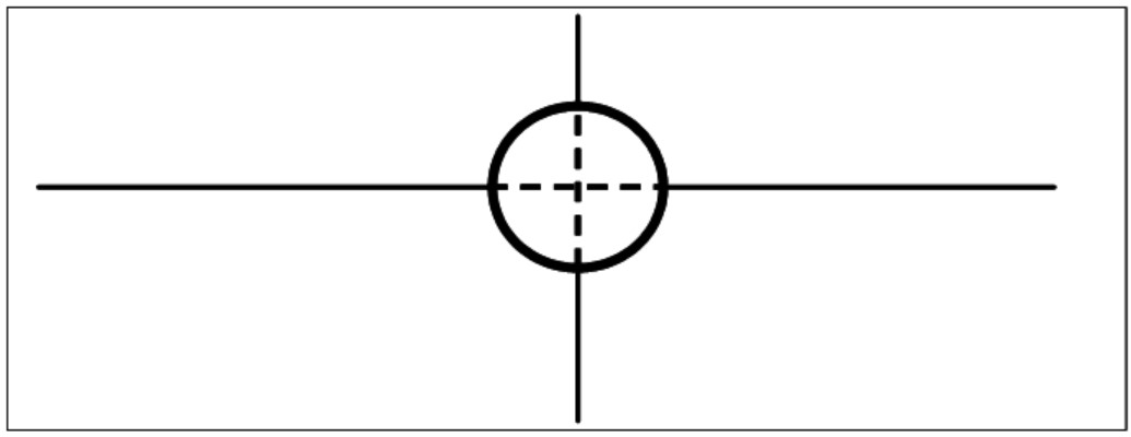 A four-way intersection converted to a roundabout