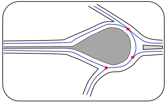 Drop with a physical barrier - Figure 39